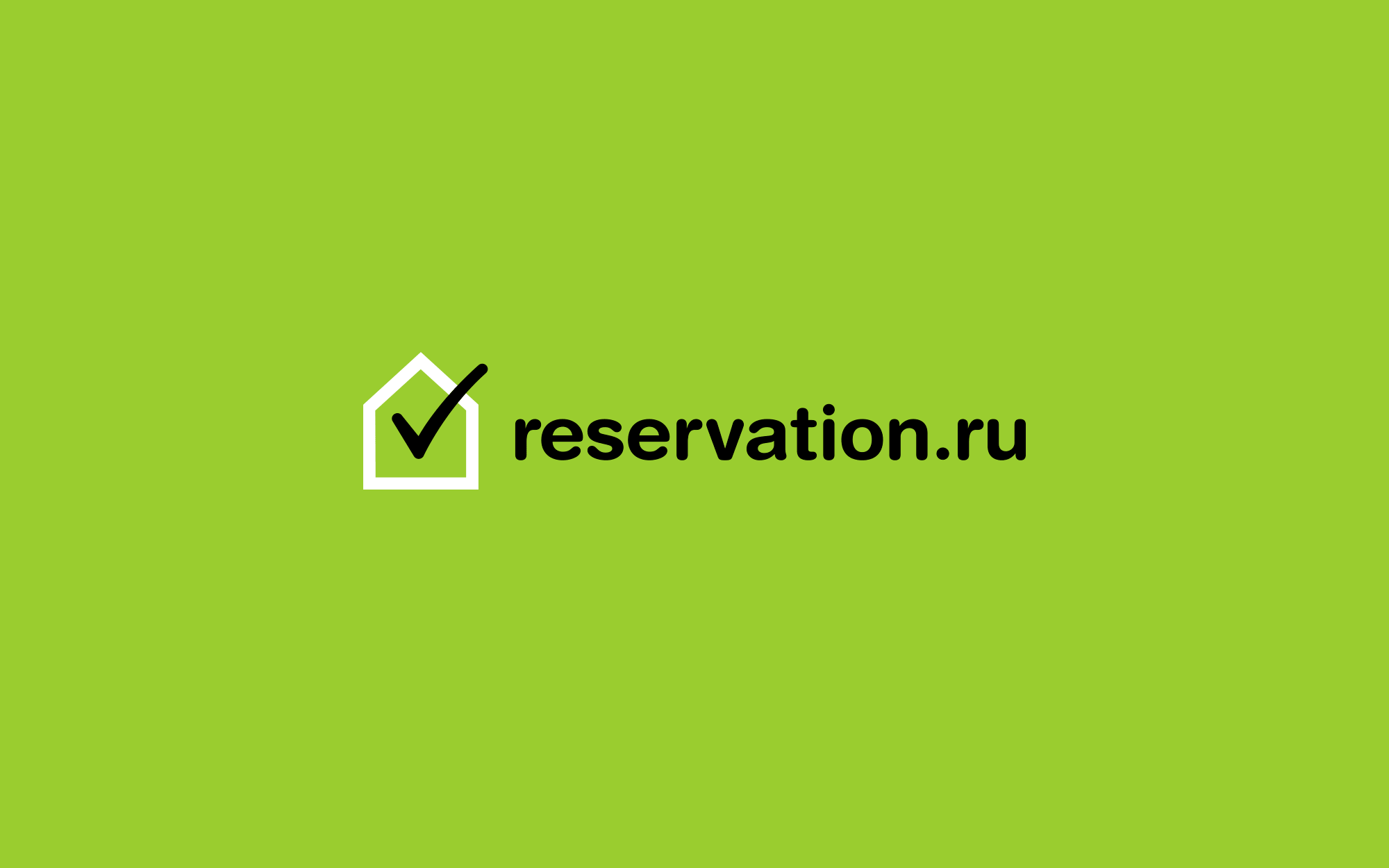 Разработанный логотип сервиса бронирования отелей - Resrvation.ru