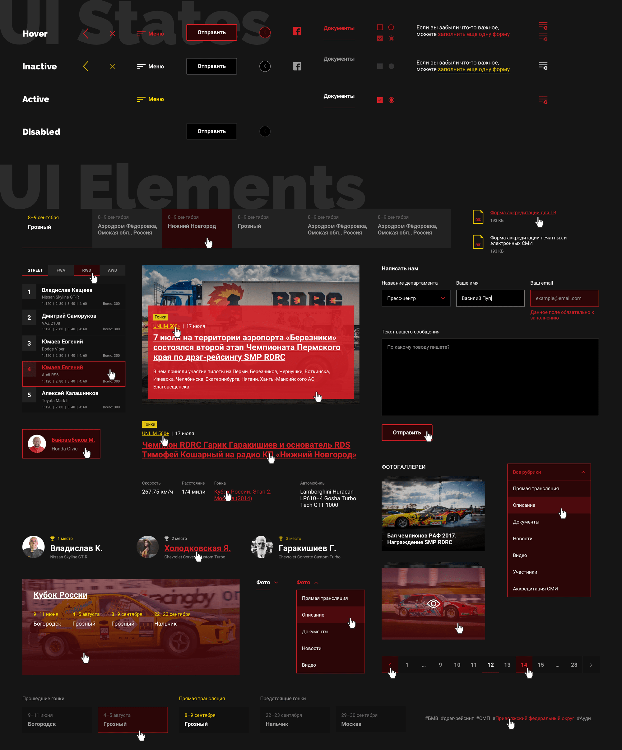 UI-kit сайта